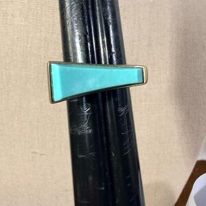 Chic 925, Sterling DTR Turquoise Triangle Ring